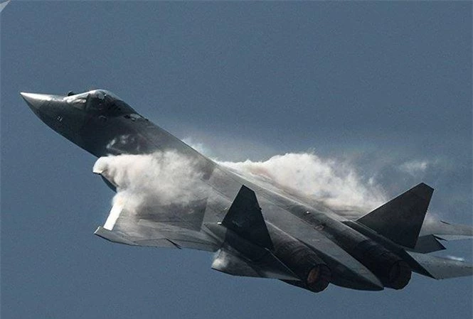  Tiêm kích tàng hình Su-57. Ảnh: Sputnik.