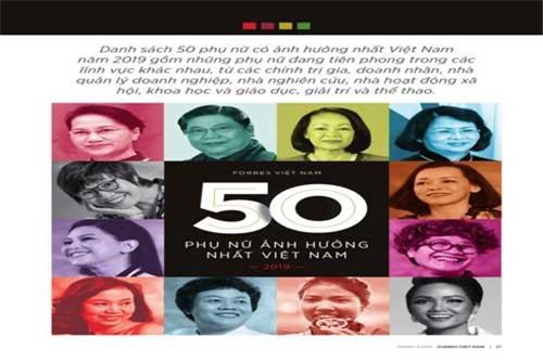 H'Hen Niê lọt top 50 người phụ nữ ảnh hưởng nhất Việt Nam 2019