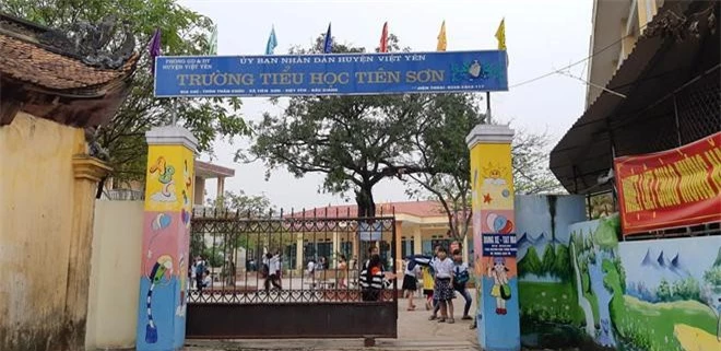 Trường Tiểu học Tiên Sơn (Bắc Giang). (Ảnh; Nguyễn Sơn)