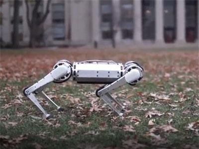 CLIP: Robot 4 chân trổ tài bật nhảy lộn ngược