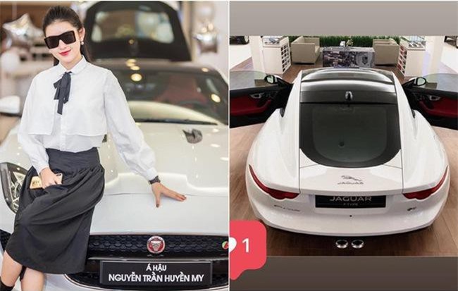 Á hậu Huyền My  mua xe hơn 6 tỷ mừng "năm tuổi"