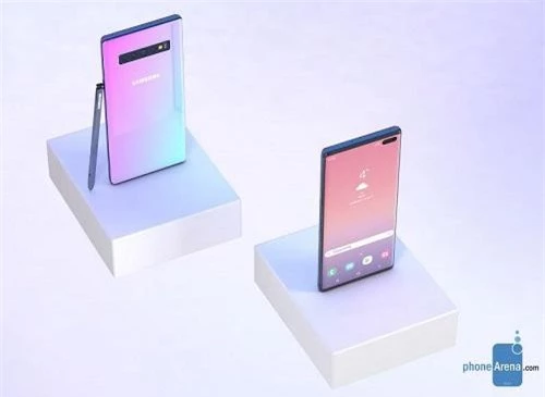 Ảnh render Galaxy Note 10