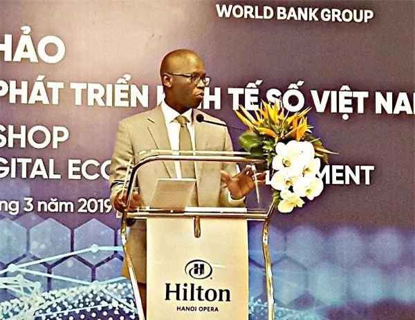 Ông Ousmane Dione, Giám đốc Quốc gia Ngân hàng Thế giới (WB) tại Việt Nam. Ảnh ICT News