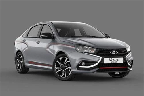 2. Lada Vesta (doanh số: 15.038 chiếc).