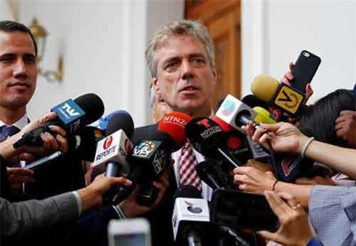 Đại sứ Đức tại Venezuela, ông Daniel Martin Kriener. (Ảnh: Reuters)