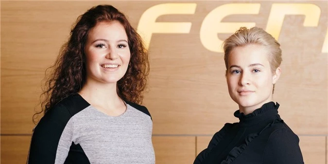 2. Alexandra Andresen (trái) - 22 tuổi, tổng tài sản 1,4 tỷ USD. Ảnh: Frédéric Boudin/Ferd.