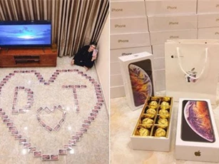 Thanh niên chơi lớn, mua 99 hộp socola “iPhone XS Max” tặng bạn gái ngày 8/3