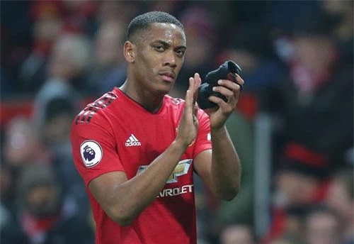 Tiền đạo: Anthony Martial (M.U).