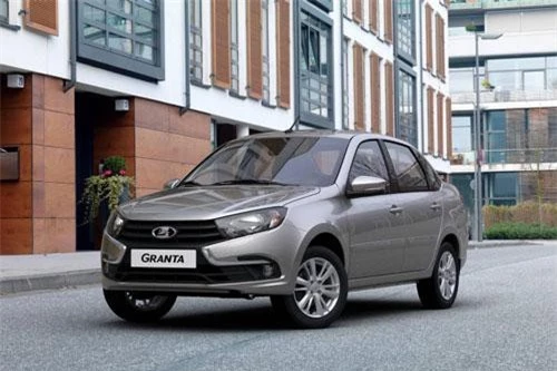 Lada Granta (doanh số: 18.204 chiếc).