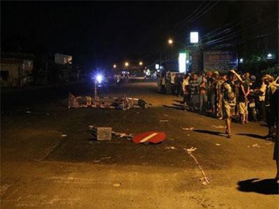 Bình Dương: Tông vào rào chắn công trình, một thanh niên chết thảm