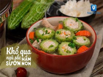 CLIP: Hướng dẫn cách làm món khổ qua ngũ sắc hầm sườn non