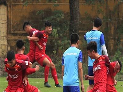CLIP: Tuyển U23 Việt Nam tập luyện hăng say chuẩn bị cho vòng loại giải U23 châu Á