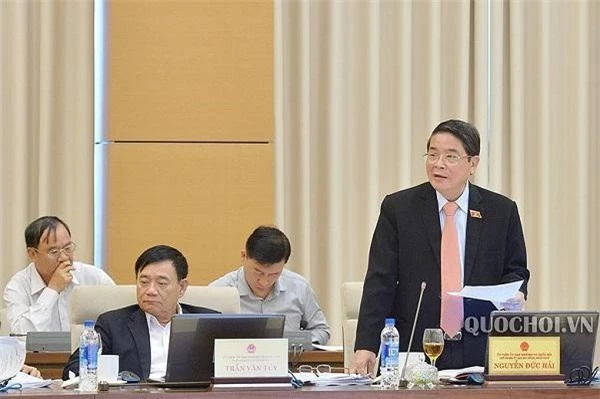 Chủ nhiệm Ủy ban Tài chính Ngân sách Nguyễn Đức Hải. (Ảnh: VPQH) Chủ nhiệm Ủy ban Tài chính Ngân sách Nguyễn Đức Hải. (Ảnh: VPQH)