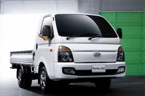 2. Hyundai Porter (doanh số: 15.748 chiếc).