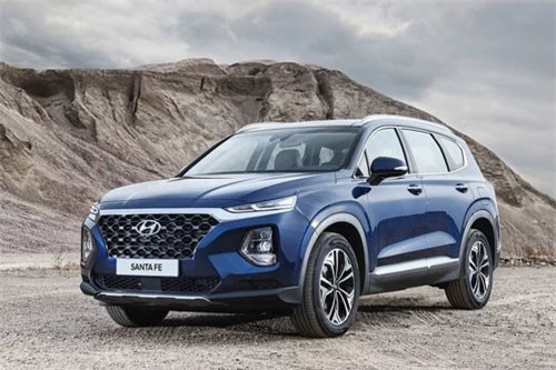 3. Hyundai Santa Fe (doanh số: 14.024 chiếc).