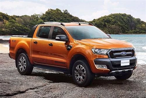 8. Ford Ranger (doanh số: 596 chiếc).