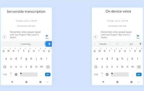 Tính năng chuyển từ lời nói sang văn bản viết đã có trên Gboard từ lâu, tuy nhiên, tính năng này trước đó cần tới kết nối mạng để hoạt động