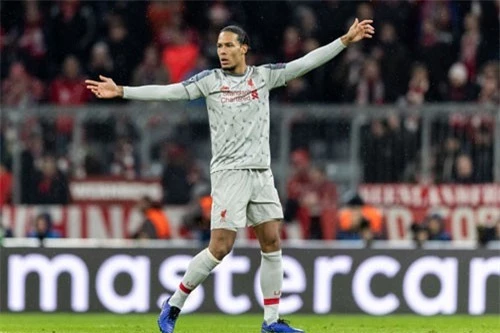 Trung vệ: Virgil van Dijk (Liverpool).