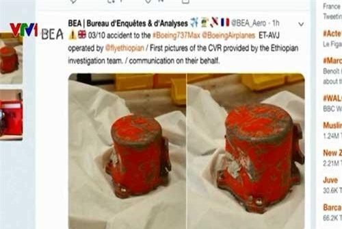 Pháp phân tích hộp đen máy bay Ethiopia gặp nạn
