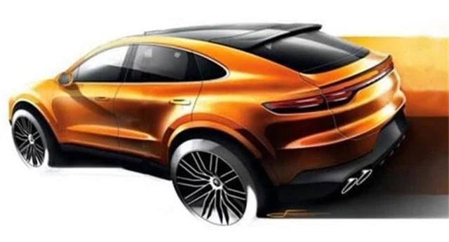 Hé lộ hình ảnh đầu tiên về mẫu Porsche Cayenne Coupe - 1