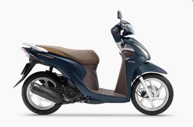 2019 Honda Vision màu xanh lam. 