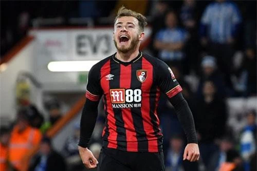 2. Ryan Fraser (Bournemouth, 10 pha kiến tạo thành bàn).