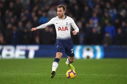 =3. Christian Eriksen (Tottenham, 9 pha kiến tạo thành bàn).