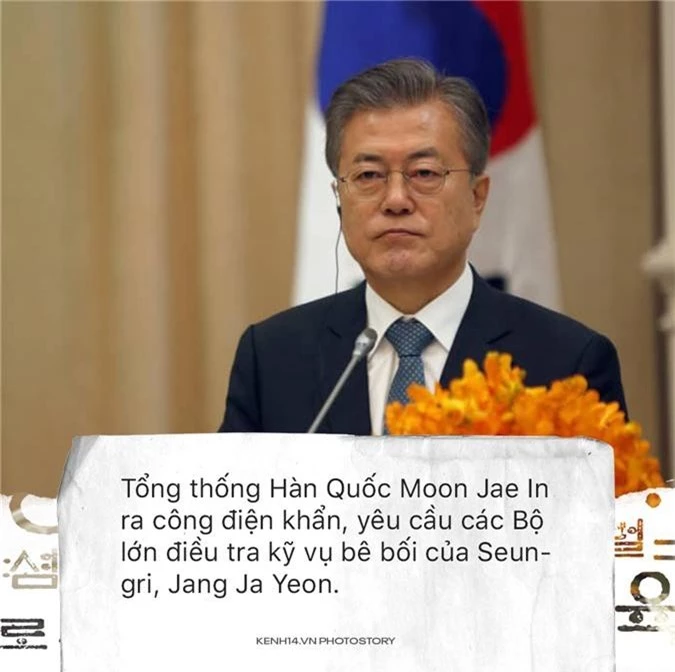 Scandal của Seungri ngày 18/3: Tổng thống Hàn Quốc chính thức lên tiếng, Jung Joon Young có lệnh bắt giữ - Ảnh 6.