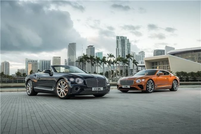 Cặp đôi Bentley Continental GT V8 và GT V8 Convertible (mui trần) 2020 trình làng