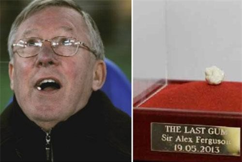 SỐC: Bã kẹo cao su của Sir Alex được bán 12 tỷ đồng
