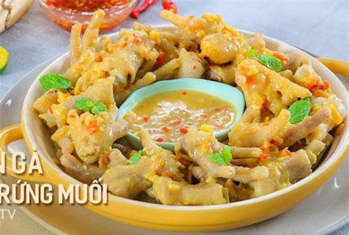 CLIP: Công thức làm món chân gà sốt trứng muối ngon tuyệt cú mèo