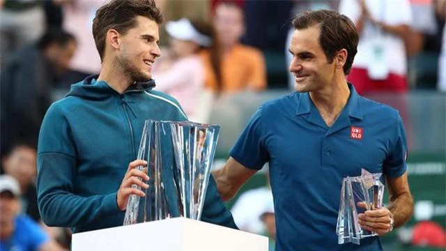 Dominic Thiem đả bại Roger Federer để giành chức vô địch Indian Wells