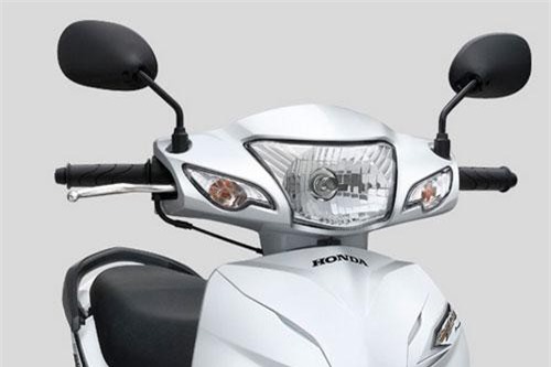 Cận cảnh Honda Wave Alpha 2019 phiên bản màu trắng