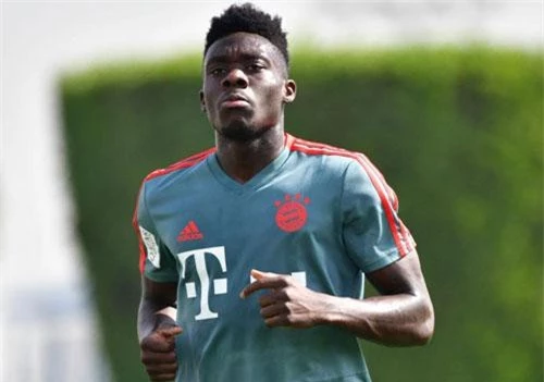 6. Alphonso Davies (Bayern Munich).