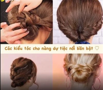 Kiểu tóc cho nàng đi tiệc