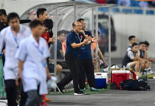 HLV Park Hang-seo hài lòng với chiến thắng đậm của U23 Việt Nam trước U23 Brunei