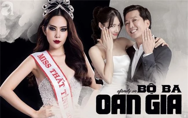 Bộ ba oan gia Nam Em - Trường Giang - Nhã Phương sau 1 năm sóng gió: Người bội thu cả tình lẫn tiền, kẻ mải mê làm mỹ nhân khùng của showbiz - Ảnh 1.