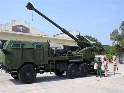 Cận cảnh siêu pháo tự hành Israel Thái Lan tự sản xuất