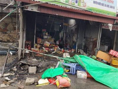 Hải Phòng: Cháy lớn tại huyện An Dương, 3 nhà dân bị thiêu rụi