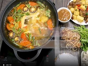 CLIP: Hướng dẫn cách làm lẩu gân bò măng cay