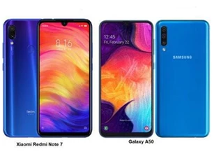 So sánh tốc độ, camera Xiaomi Redmi Note 7 và Samsung Galaxy A50