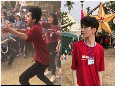 Nam sinh điển trai biểu cảm cuồng nhiệt bỗng 'nổi như cồn' trên mạng xã hội