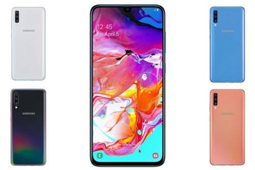 Samsung Galaxy A70 trình làng: 3 camera sau, RAM 6 GB, pin 4.500 mAh