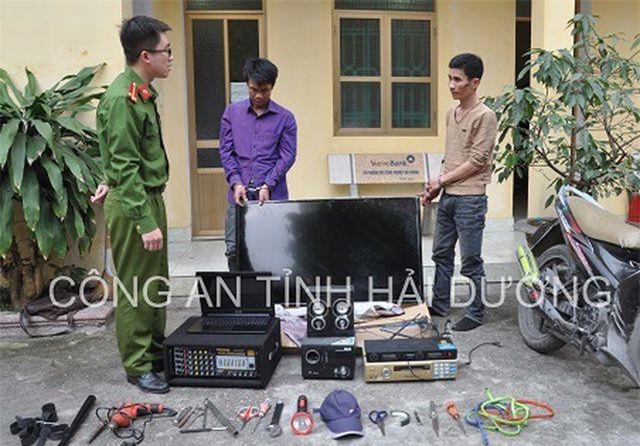 Hải Dương: Vây bắt 2 nghi can chuyên trộm cắp tài sản nơi công sở