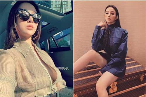 Đăng ảnh chào thứ ba, mẹ 2 con Huyền Baby lại "đốt mắt" người nhìn bằng khuôn ngực hở bạo