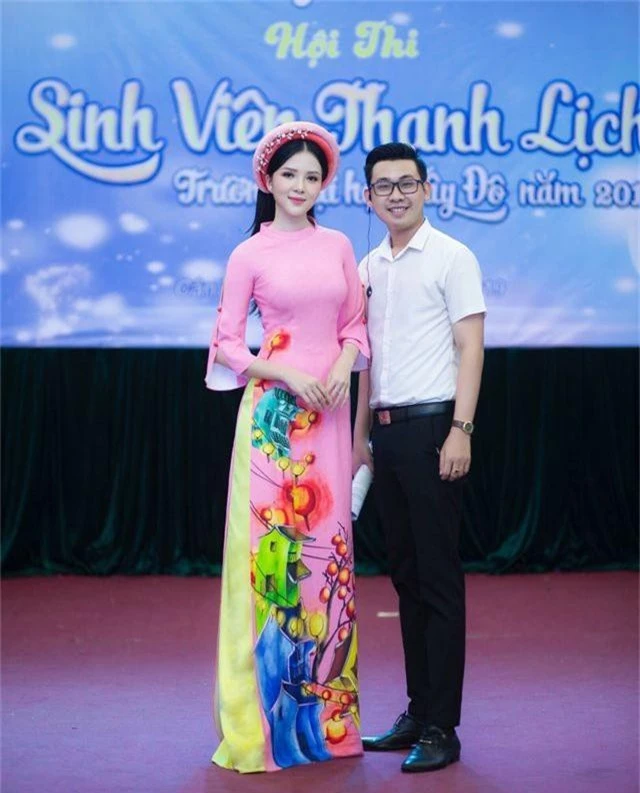 Hoa khôi Thúy Vi rạng rỡ làm giám khảo sinh viên thanh lịch ĐH Tây Đô - 7