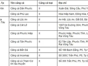 Công bố 9 cảng cá đủ hệ thống xác nhận nguồn gốc thủy sản khai thác