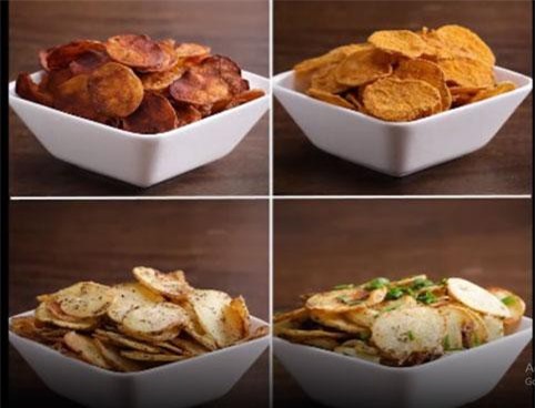 CLIP: 4 cách làm khoai tây nướng giòn rụm, ngon gấp nhiều lần snack đóng gói