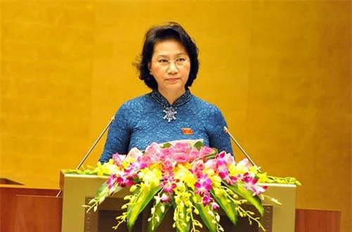 Chủ tịch Quốc hội Nguyễn Thị Kim Ngân. Anh: IT.