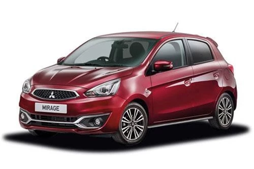 1. Mitsubishi Mirage (mức tiêu hao nhiên liệu: 7,2 lít/100 km).